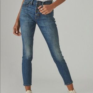 Lucky brand Bridgette Capri Jeans -high waisted